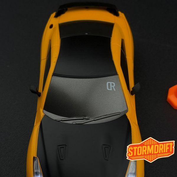 Іграшкова машинка Nissan GT-R жовта для дріфту на радіокеруванні 4WD HB Toys 956 фото